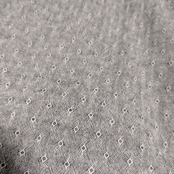 Grey patterned button down - Picture 2 of 2